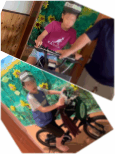 “デリバリーごっこ🚴”