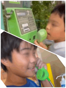 初めての「公衆電話」チャレンジ📞