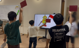 感覚あそび「旗あげゲーム」🚩