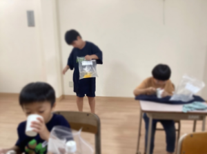 おやつ作り「おいしいシャーベットジュース🍹」